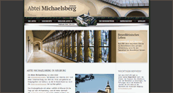 Desktop Screenshot of abtei-michaelsberg.de