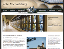 Tablet Screenshot of abtei-michaelsberg.de